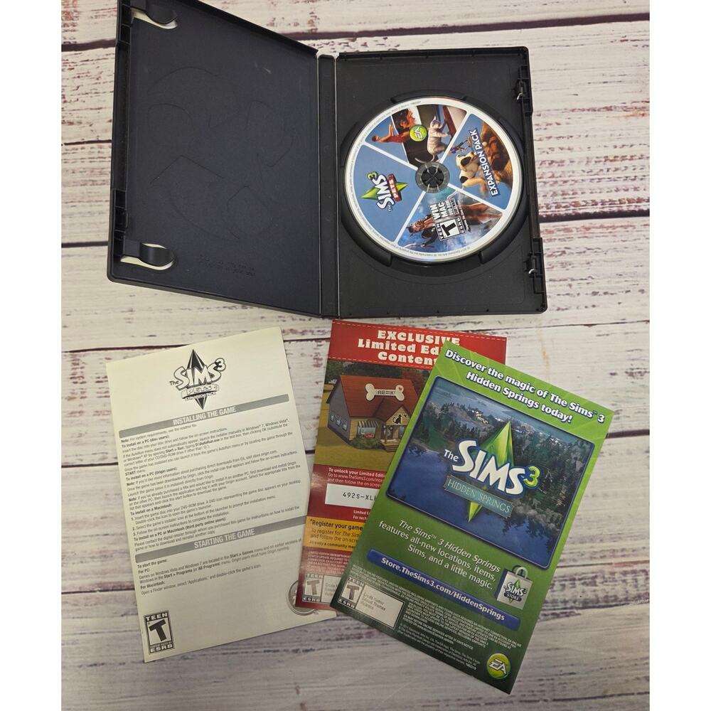 Sims 3 Pets Limited Edition Expansion Pack PC/Mac Untested - Picture 3 of 4